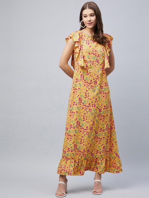 women's tiered dress floral dress - 19371206 -  Standard Image - 0