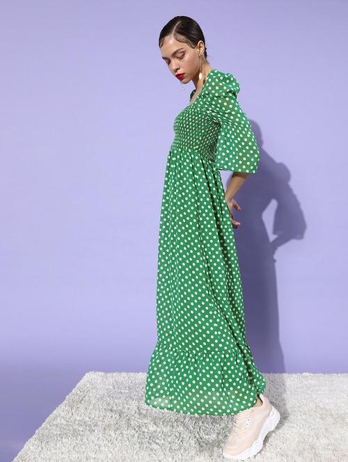 women's tiered dress animal print dress - 19371209 - Standard Image - 0
