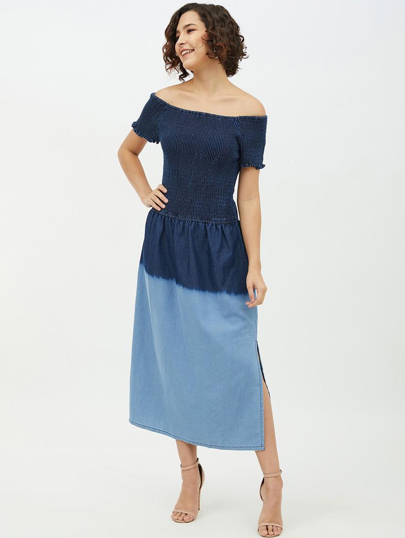women's tiered dress ombre dress