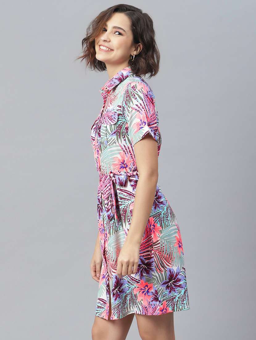 Women's Shirt Floral Dress - 19371277 -  Standard Image - 2