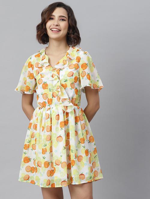 women's fit & flare quirky dress - 19371291 -  Standard Image - 0