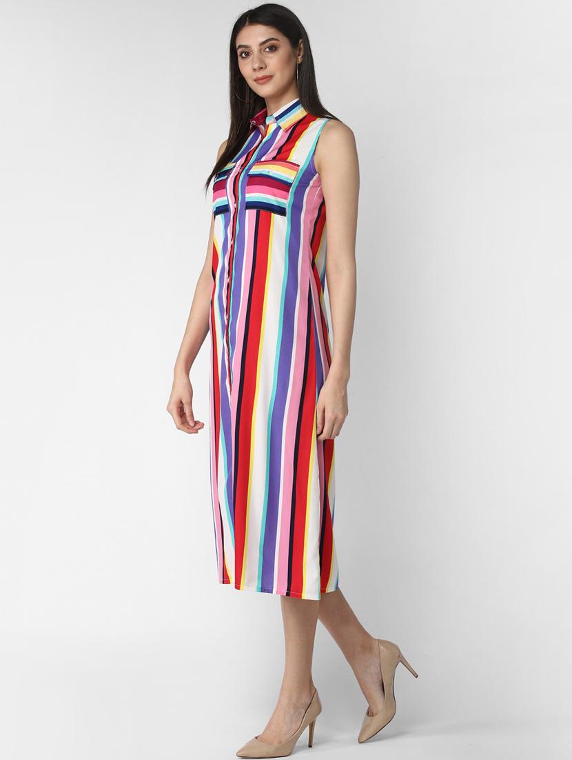 women's shirt striped dress - 19371321 - Standard Image - 2