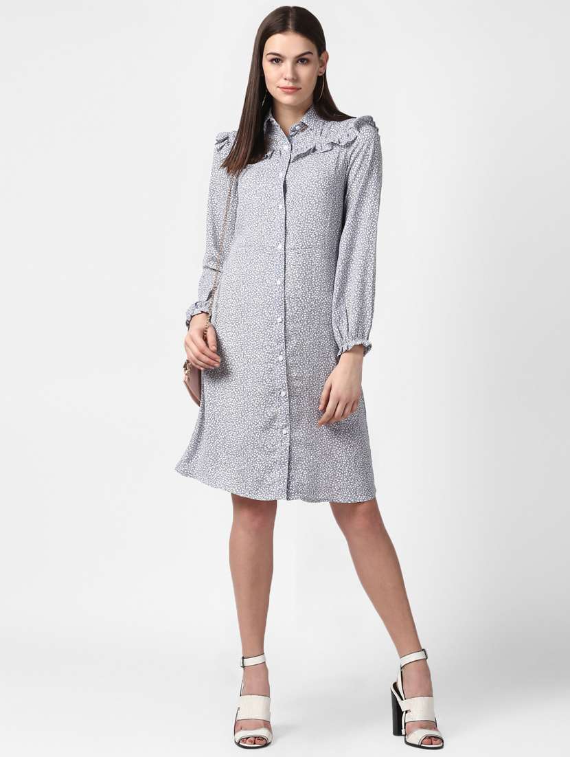 women's  micro print dress