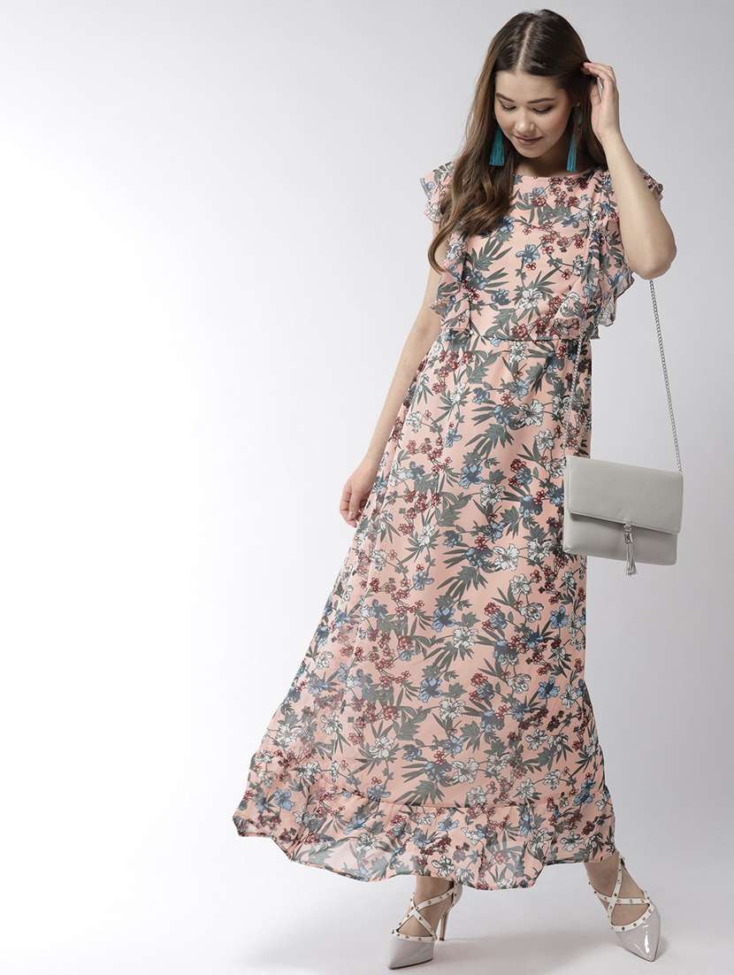 women's fit & flare floral dress