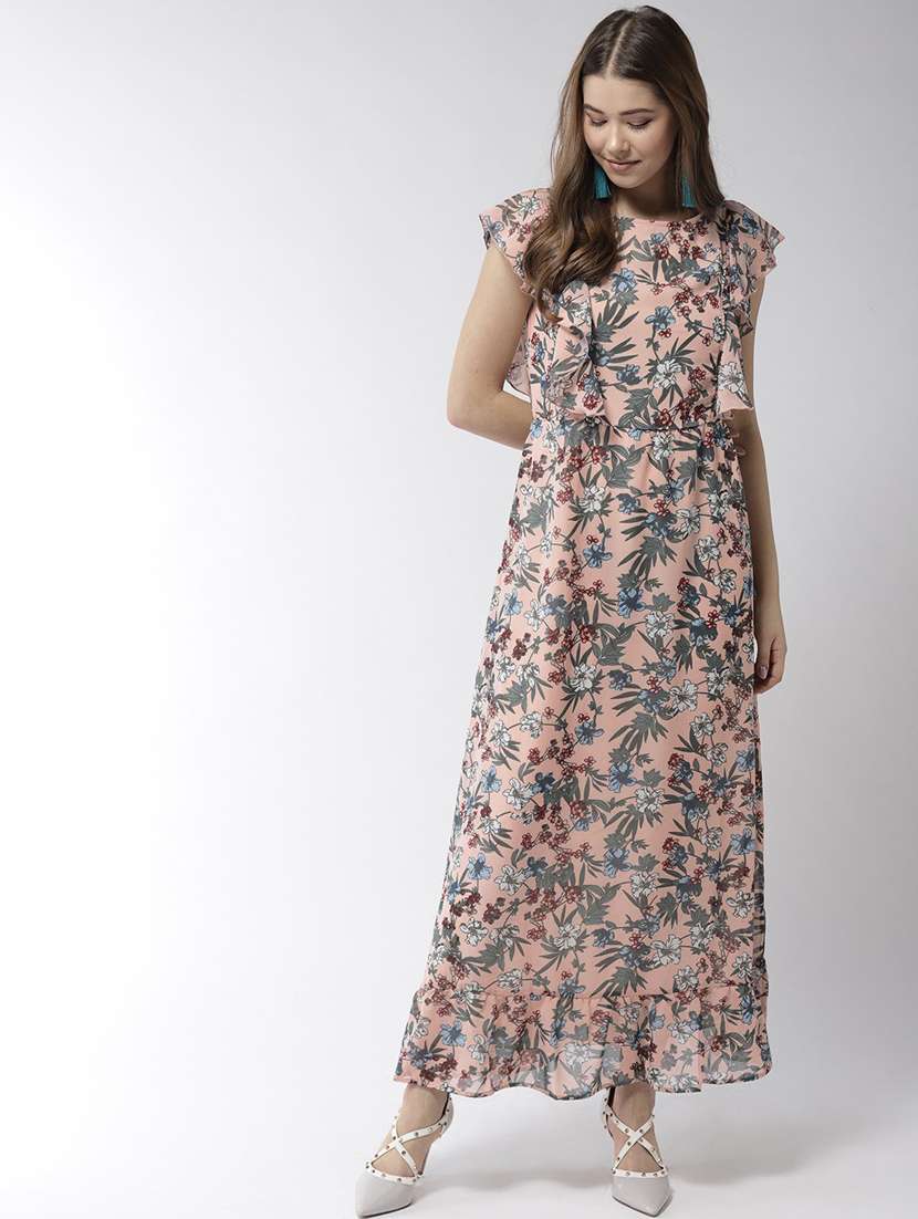women's fit & flare floral dress - 19371386 - Standard Image - 2