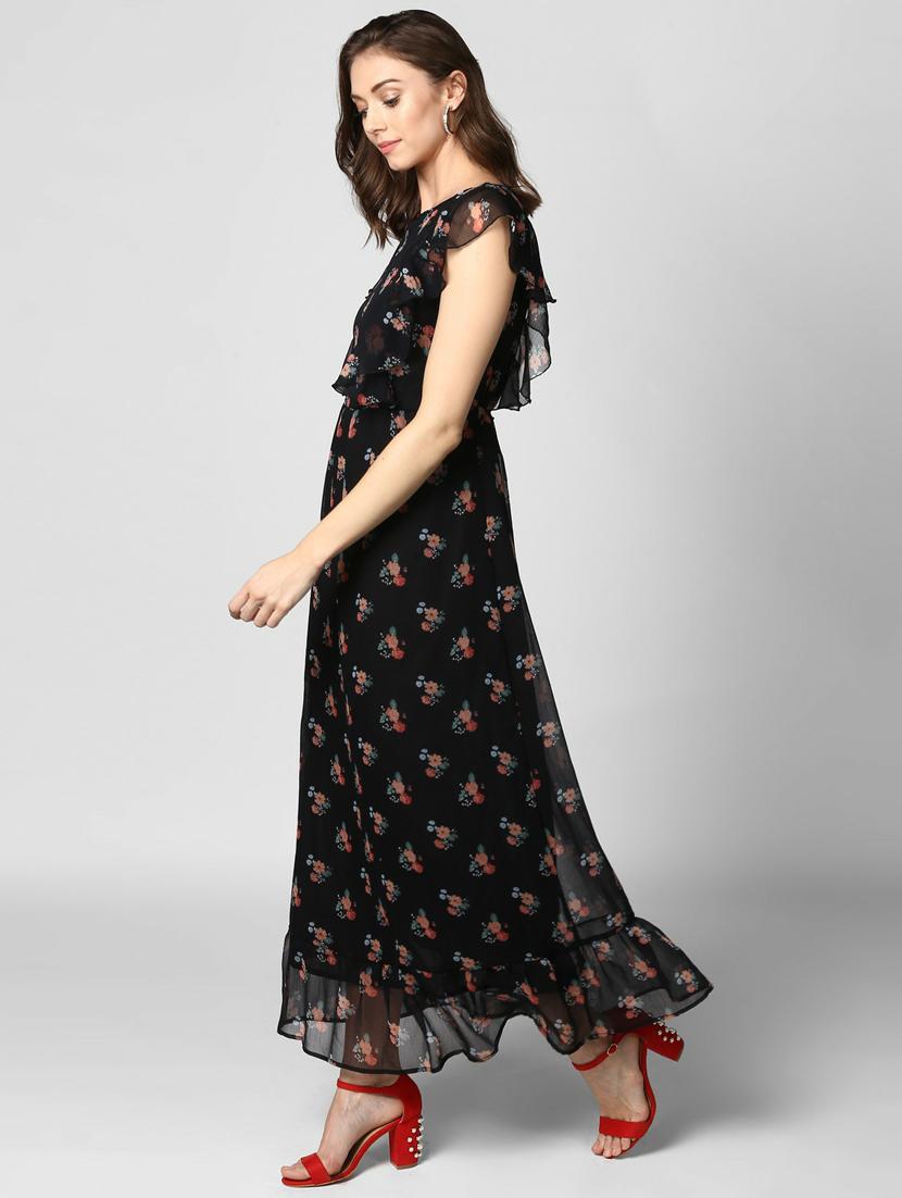 women's tiered dress floral dress - 19371402 - Standard Image - 2