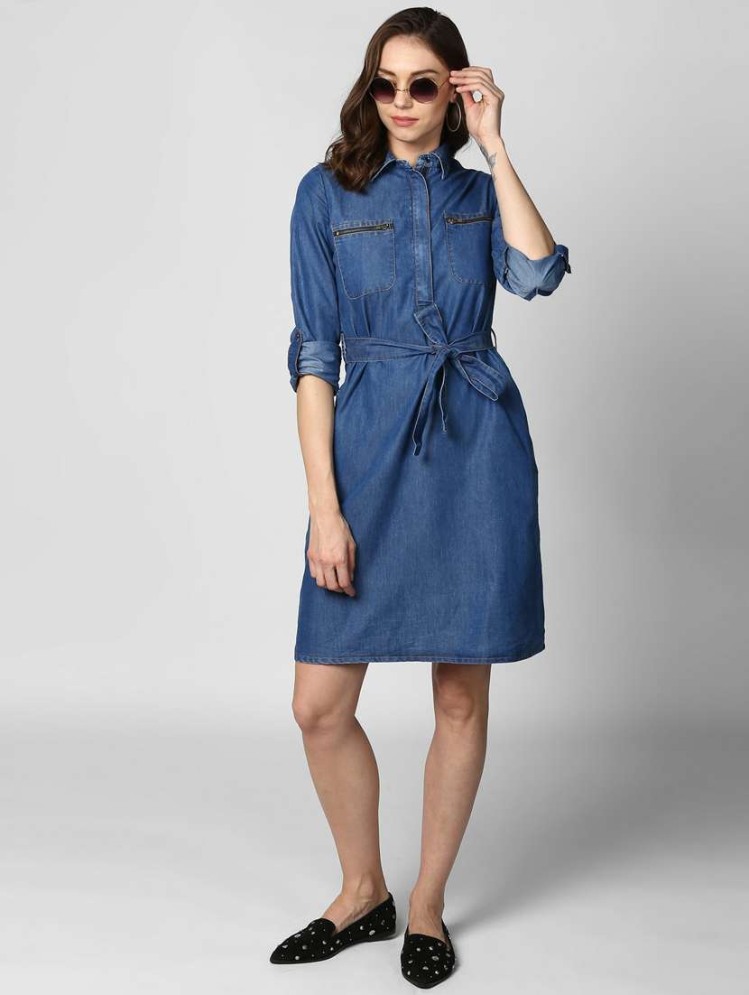 women's shirt solid dress