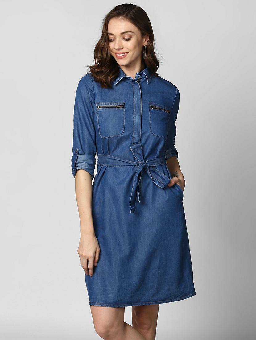 women's shirt solid dress - 19371407 - Standard Image - 2