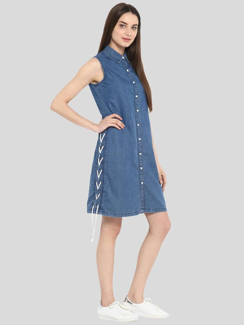 Women's Shirt Paisley Dress