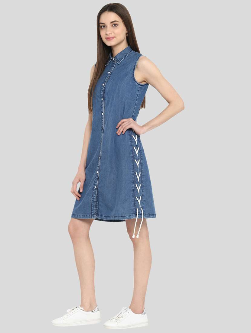 Women's Shirt Paisley Dress