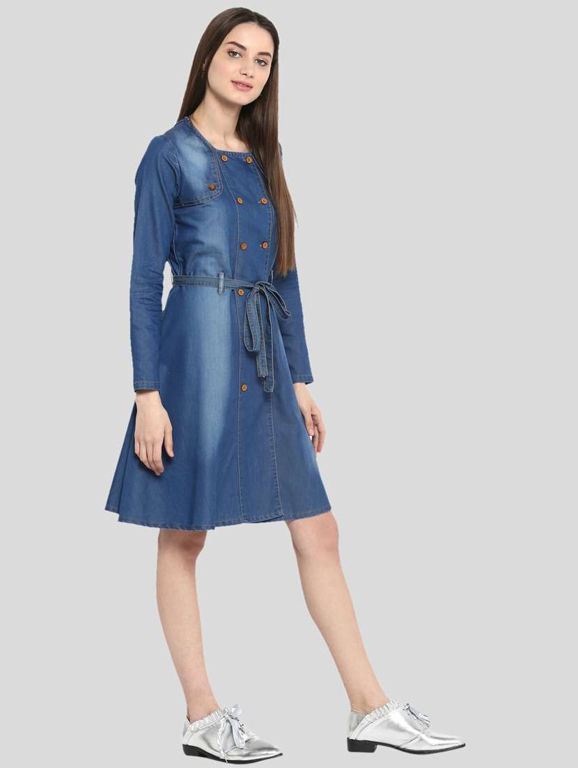 Women's  Solid Dress