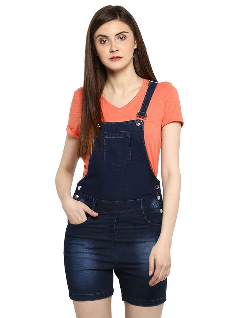 blue denim dungaree