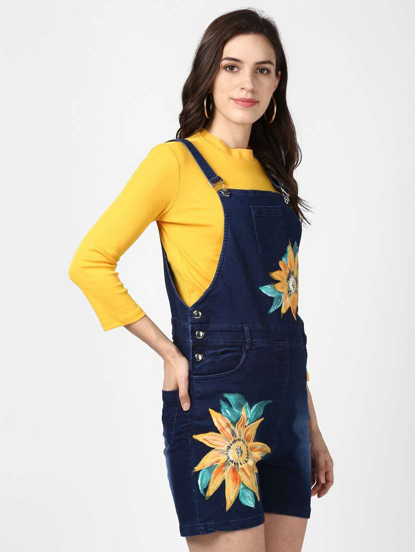 blue denim dungaree  - 19371665 -  Standard Image - 2