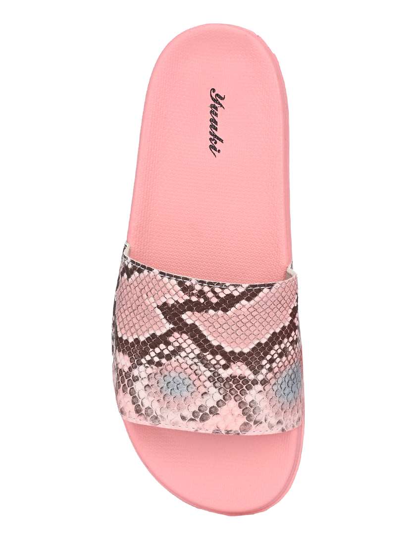 animal print slip on flip flop - 19382202 - Standard Image - 2