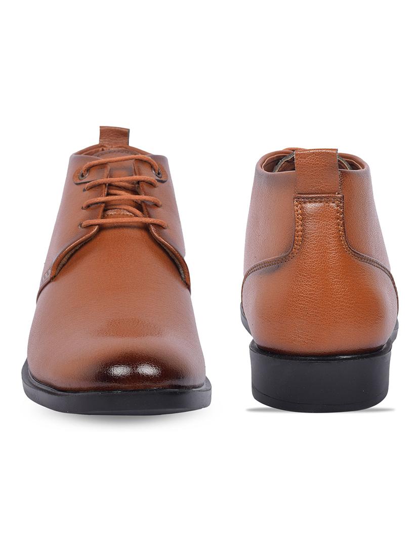 men tan lace up boots - 19382818 - Standard Image - 2
