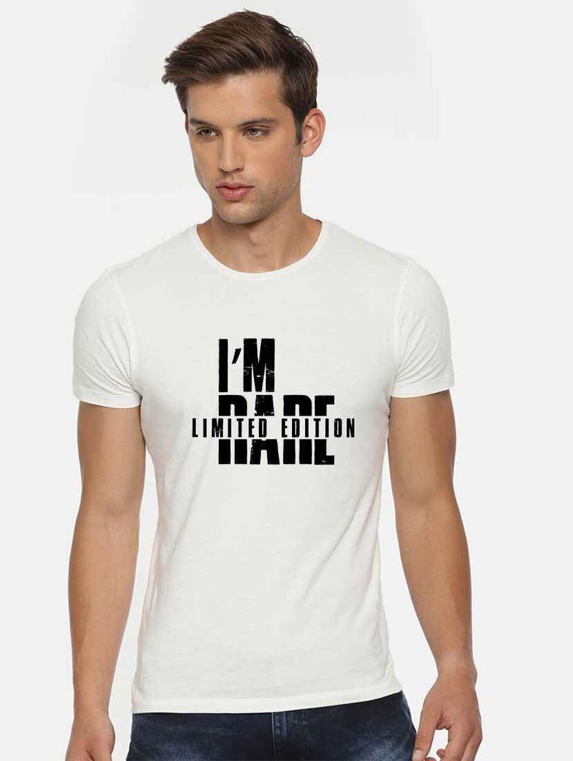 boys round neck front print t-shirt