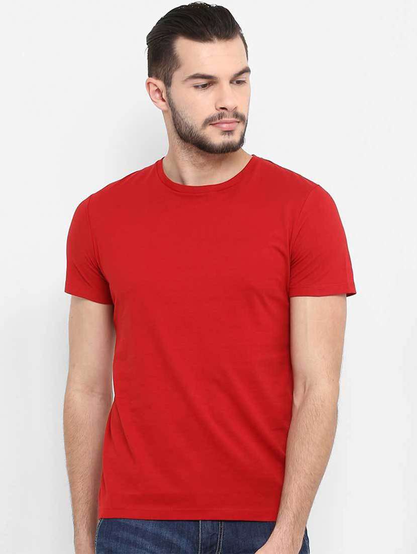 men round neck solid sweatshirt