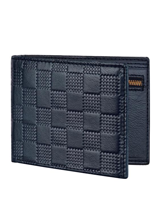 blue textured wallet - 19388637 - Zoom Image - 0