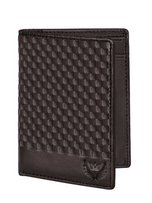 brown embossed wallet - 19388643 - Standard Image - 0
