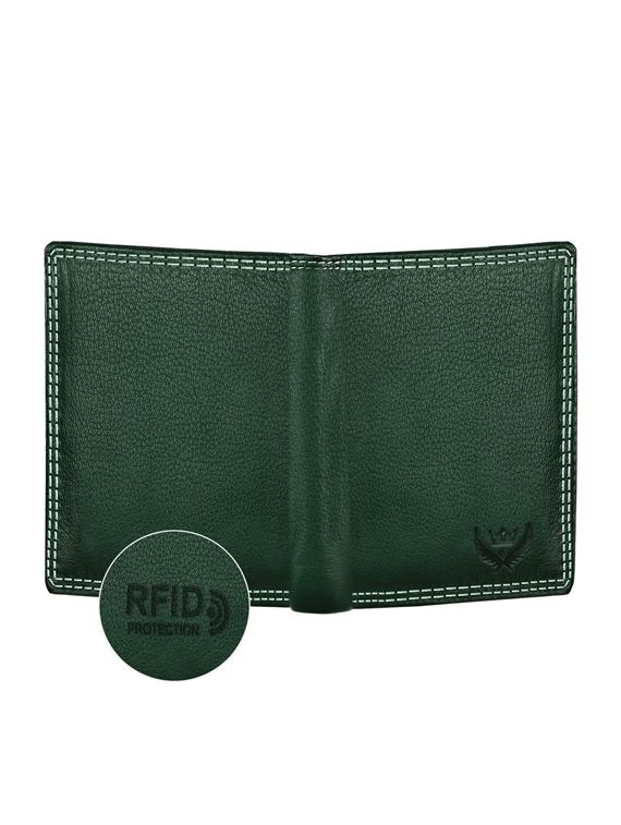 green grain texture leather wallet - 19388646 - Standard Image - 2
