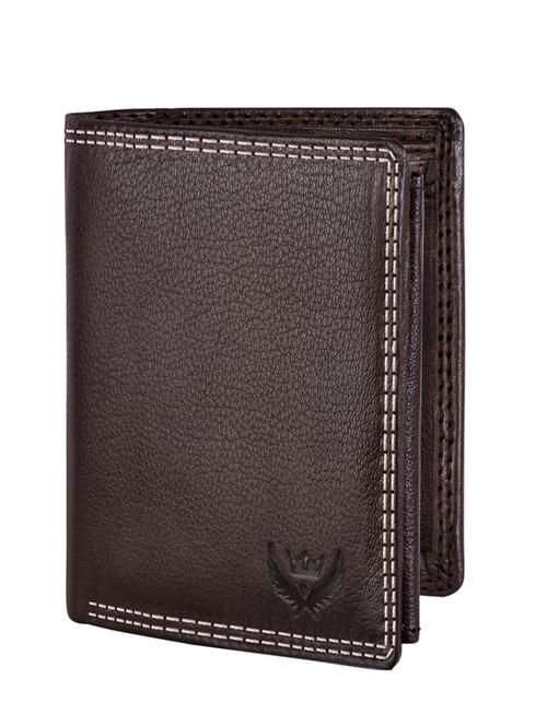 brown gran texture leather wallet - 19388648 - Standard Image - 0