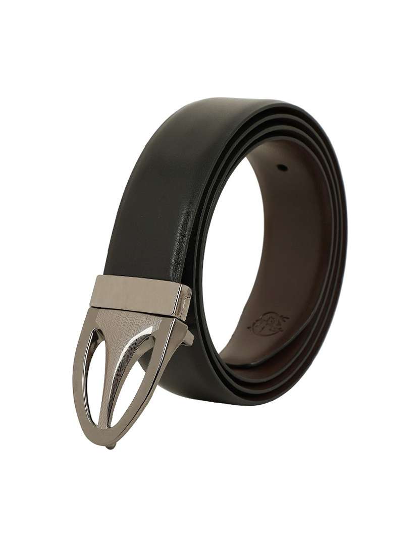 men plain leatherette belt