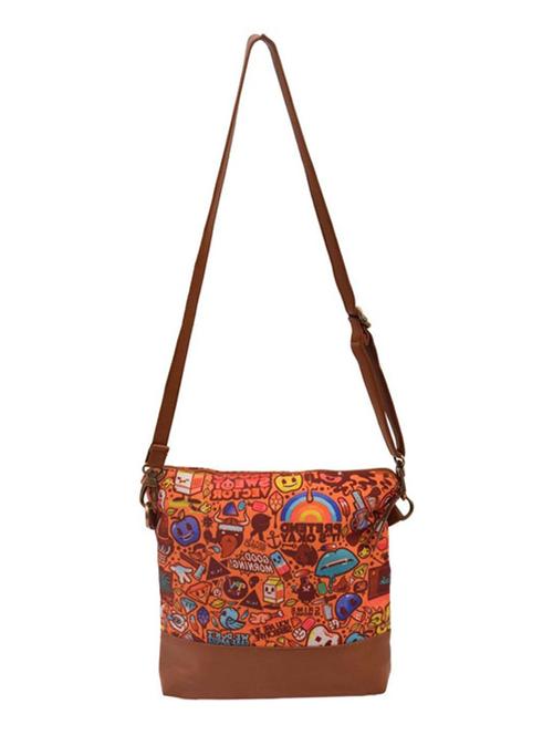multi colored canvas sling bag - 19404343 - Standard Image - 0