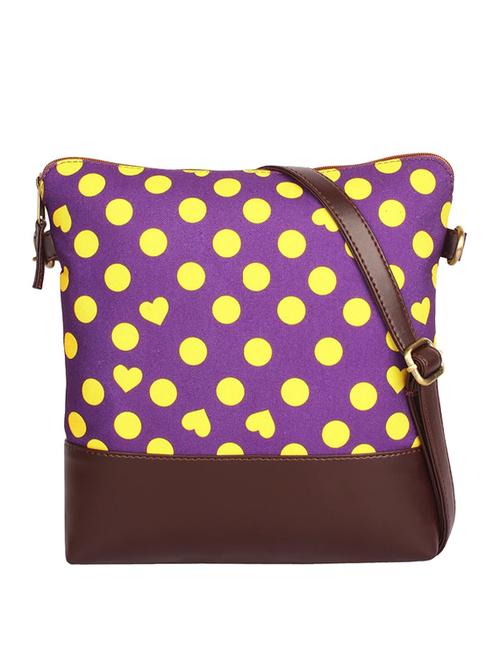 purple canvas sling bag - 19404363 -  Standard Image - 0