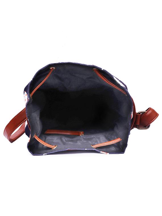 blue canvas sling bag - 19404390 - Standard Image - 2