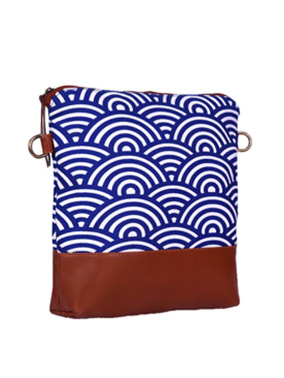 blue canvas sling bag - 19404398 - Standard Image - 2