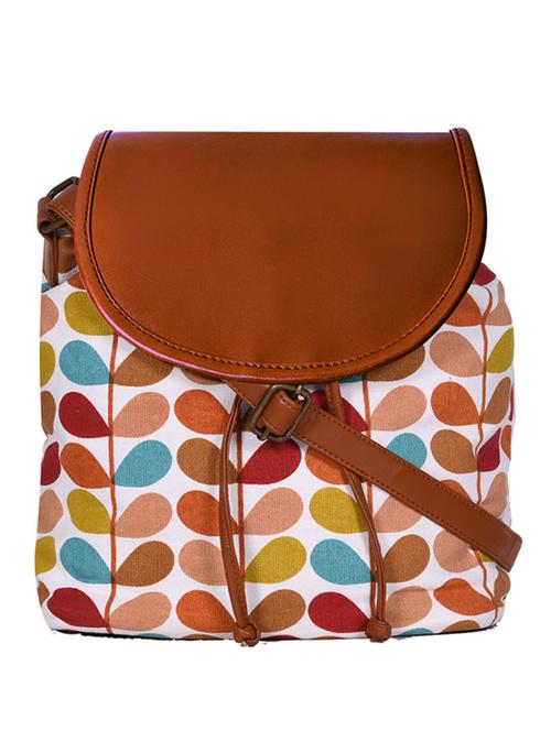 multi colored canvas sling bag - 19404478 -  Standard Image - 0