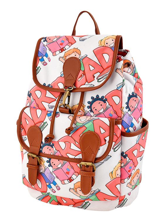 multi colored leatherette (pu) regular backpack - 19406470 - Zoom Image - 0