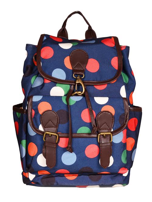 blue canvas regular backpack - 19406494 -  Standard Image - 0