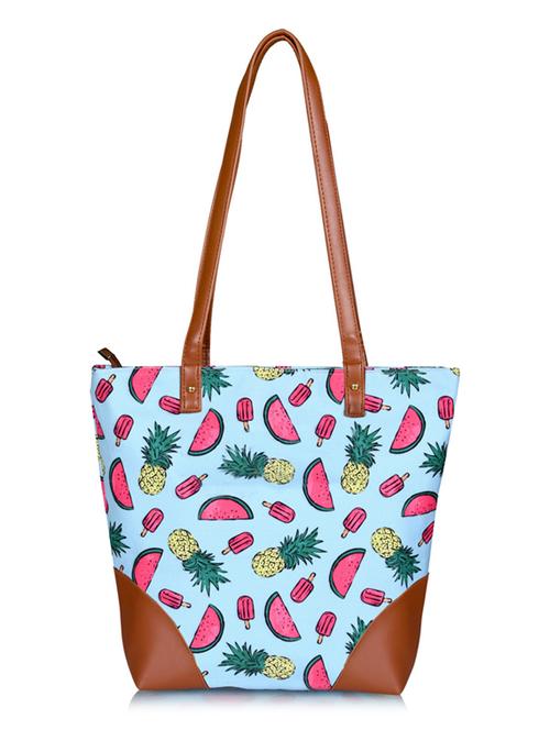 blue canvas regular shopping bag - 19406514 - Standard Image - 0