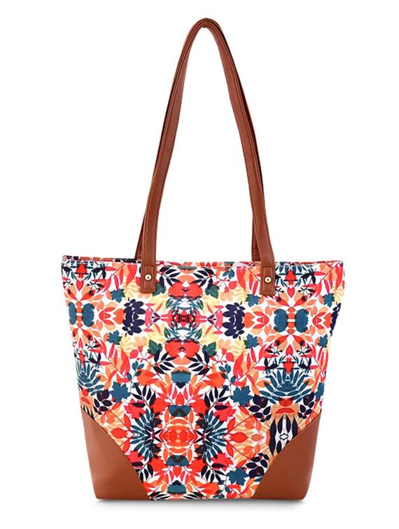 pink canvas regular shopping bag - 19406522 - Zoom Image - 0