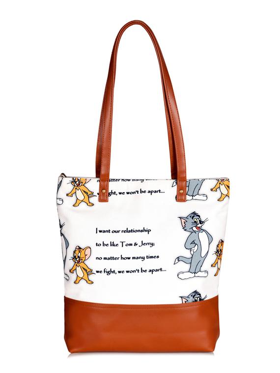 white canvas regular shopping bag - 19406552 - Zoom Image - 0