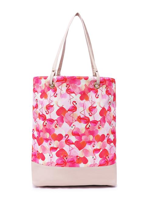pink canvas regular shopping bag - 19406580 - Standard Image - 0