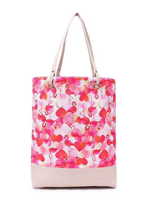 pink canvas regular shopping bag - 19406598 - Standard Image - 0