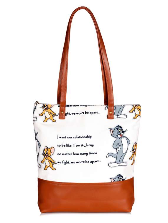white canvas regular shopping bag - 19406631 - Zoom Image - 0