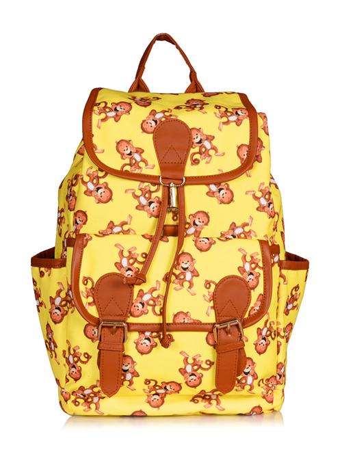 yellow canvas regular backpack - 19406673 -  Standard Image - 0