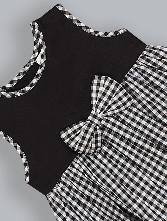 girls round neck sleeveless frock - 19406800 - Standard Image - 2