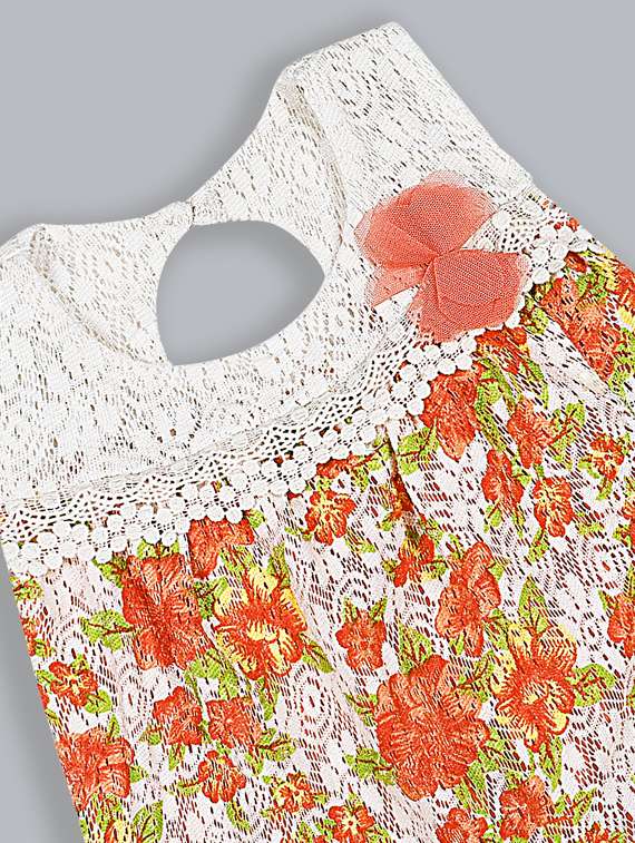 girls round neck sleeveless frock - 19406885 - Standard Image - 2