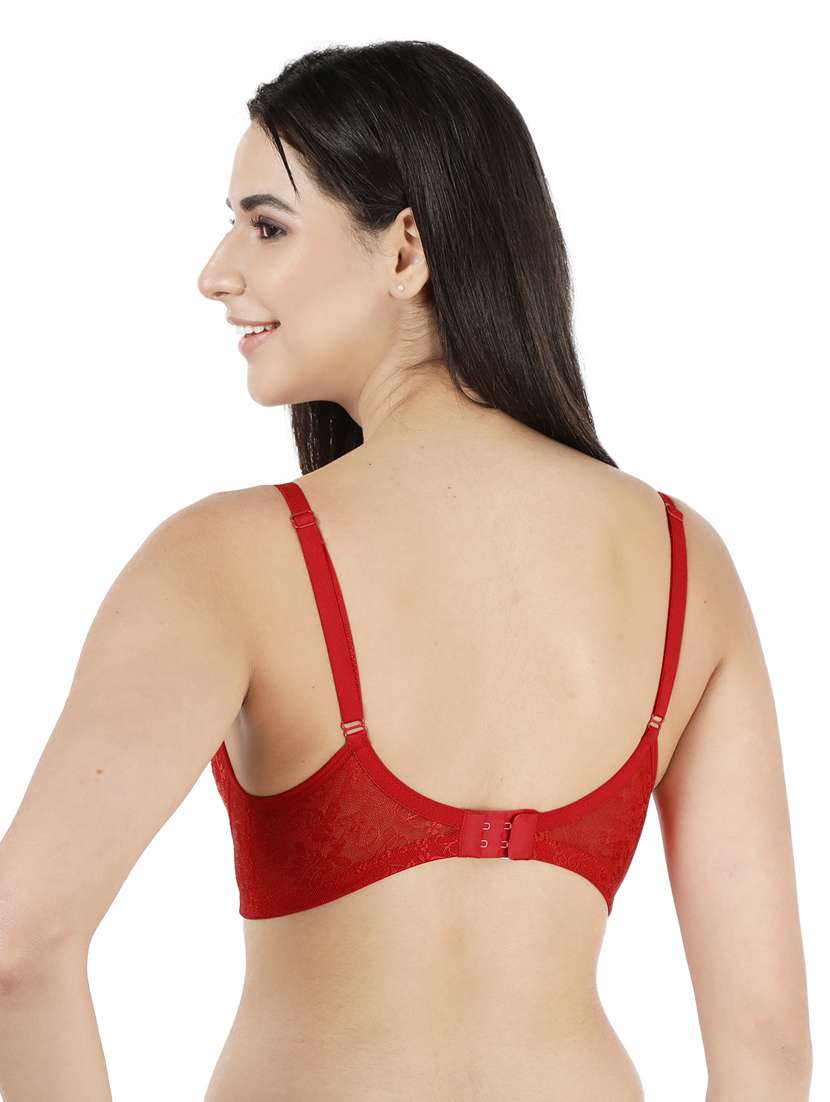 red cotton tshirt bra - 19407391 - Standard Image - 2