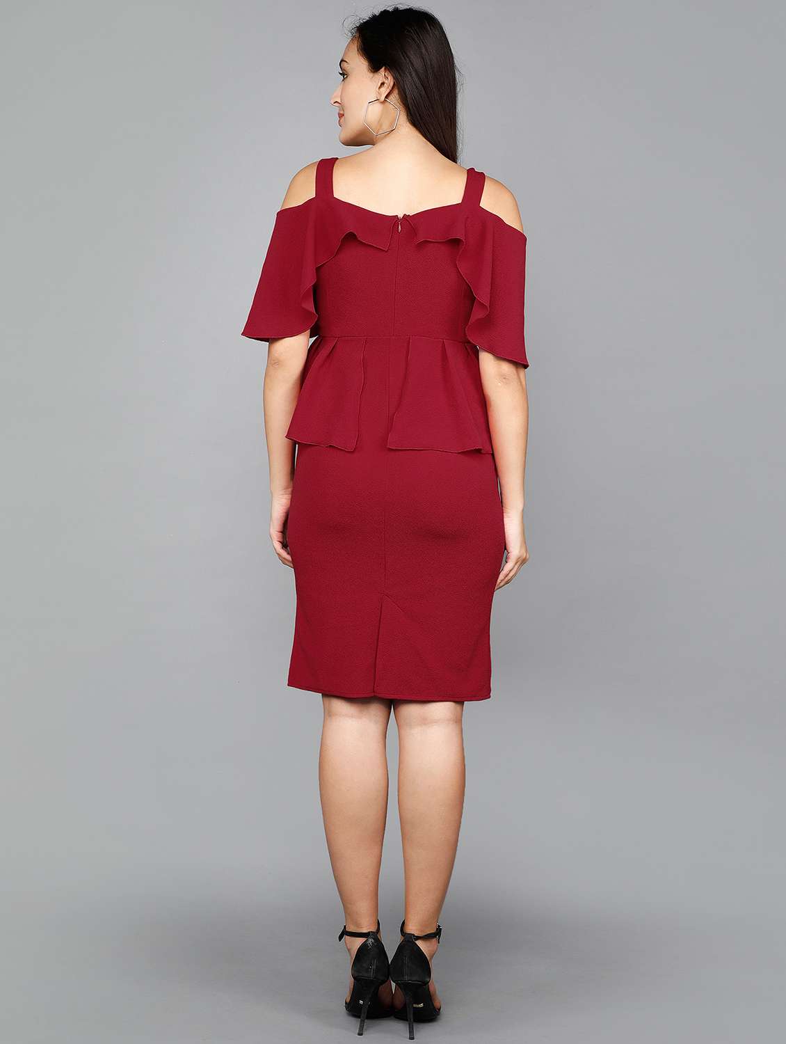 women's layered solid dress - 19408018 -  Standard Image - 2