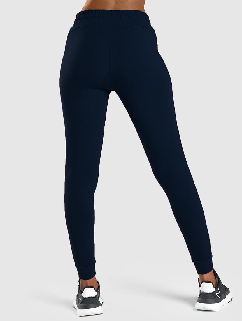 navy blue solid jogger - 19408099 - Standard Image - 2