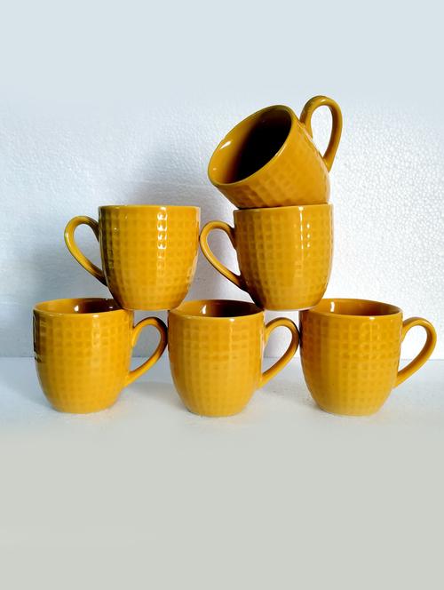 moody panda premium set of 6 cups | cup set | set of 6 cups | stoneware - 19408247 -  Standard Image - 0