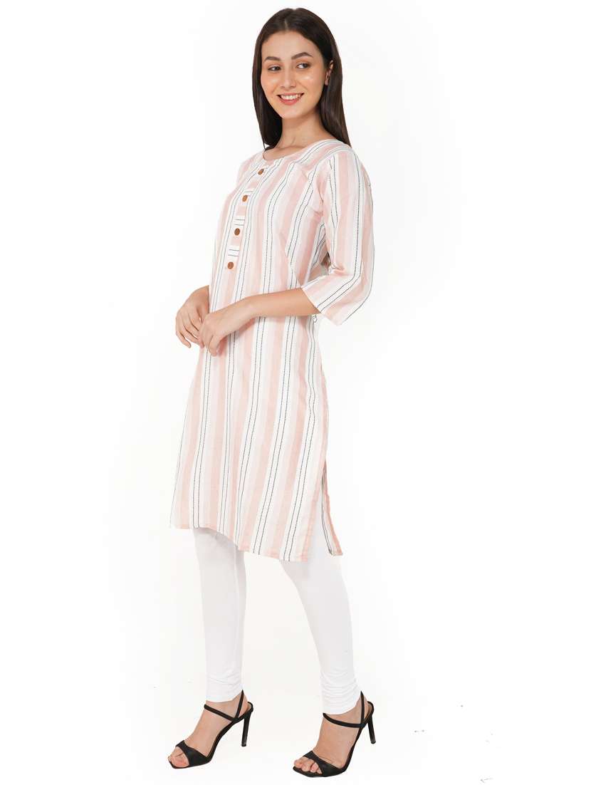 pack of 2 striped straight kurta - 19408312 -  Standard Image - 2