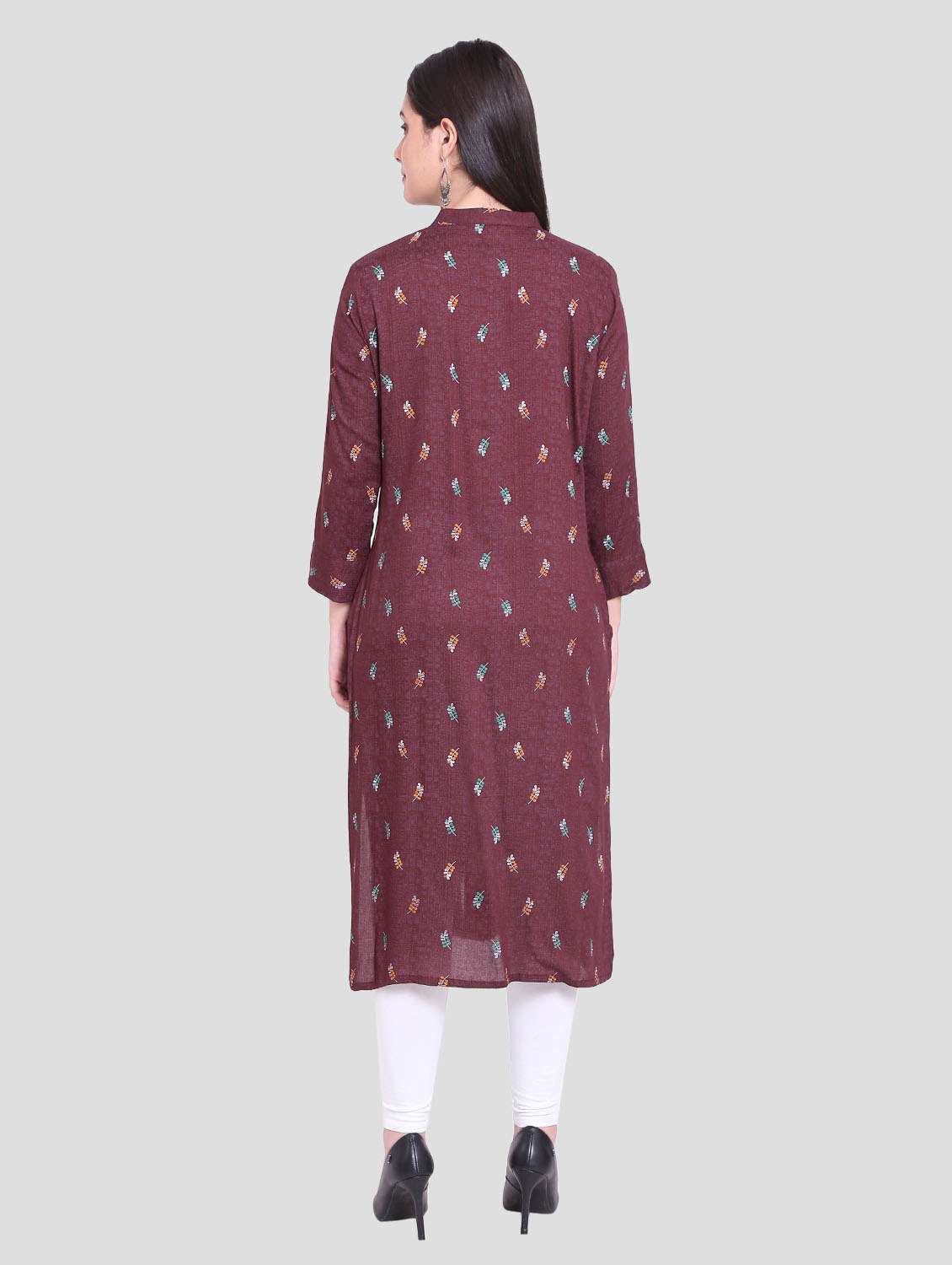 women's straight kurta - 19408455 - Standard Image - 2