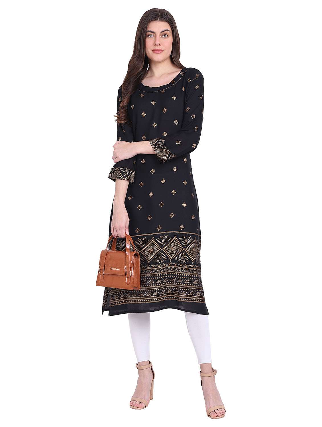 women printed a-line kurta - 19408472 - Standard Image - 2