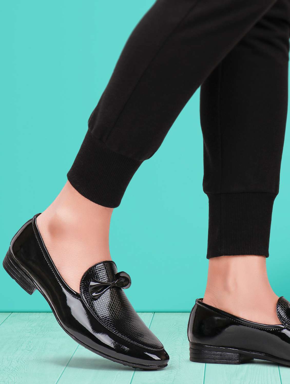 black slip on shoe - 19408511 -  Standard Image - 2